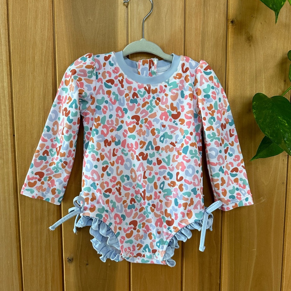 Caden Lane Rash Guard Swim Suit